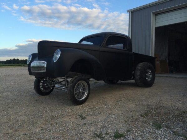 ScottRod's Hand Laid Fiberglass '41 Willys PickUp Cab with Gloss Black Gel Coat Exterior Finish